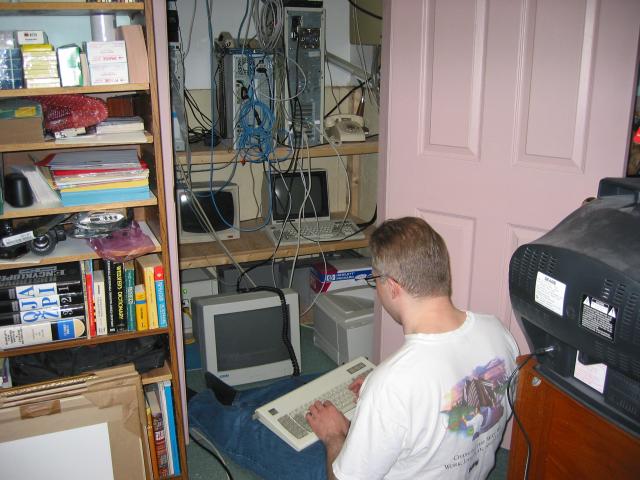 Kirk Russell in the Server Room